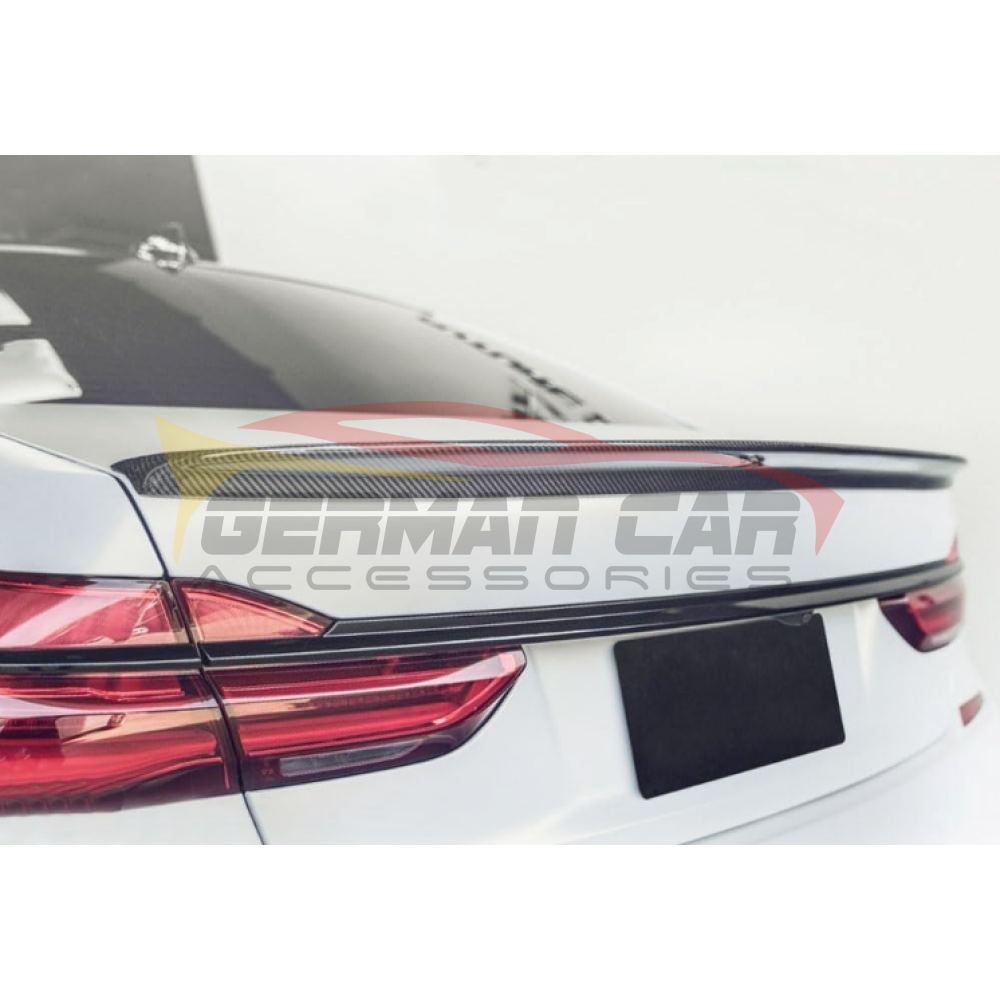 2020-2022 BMW 7-Series P Style Carbon Fiber Trunk Spoiler | G11/G12 Rear Trunk Spoilers