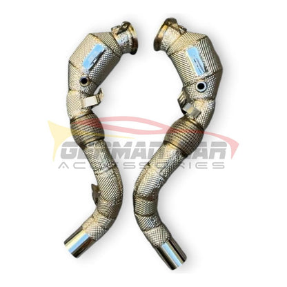 2019-2023 Bmw X5/X6/X7 M50I Downpipes | G05/G06/G07 Yes Heat Shield / 200 Cell Euro 6 Sport High