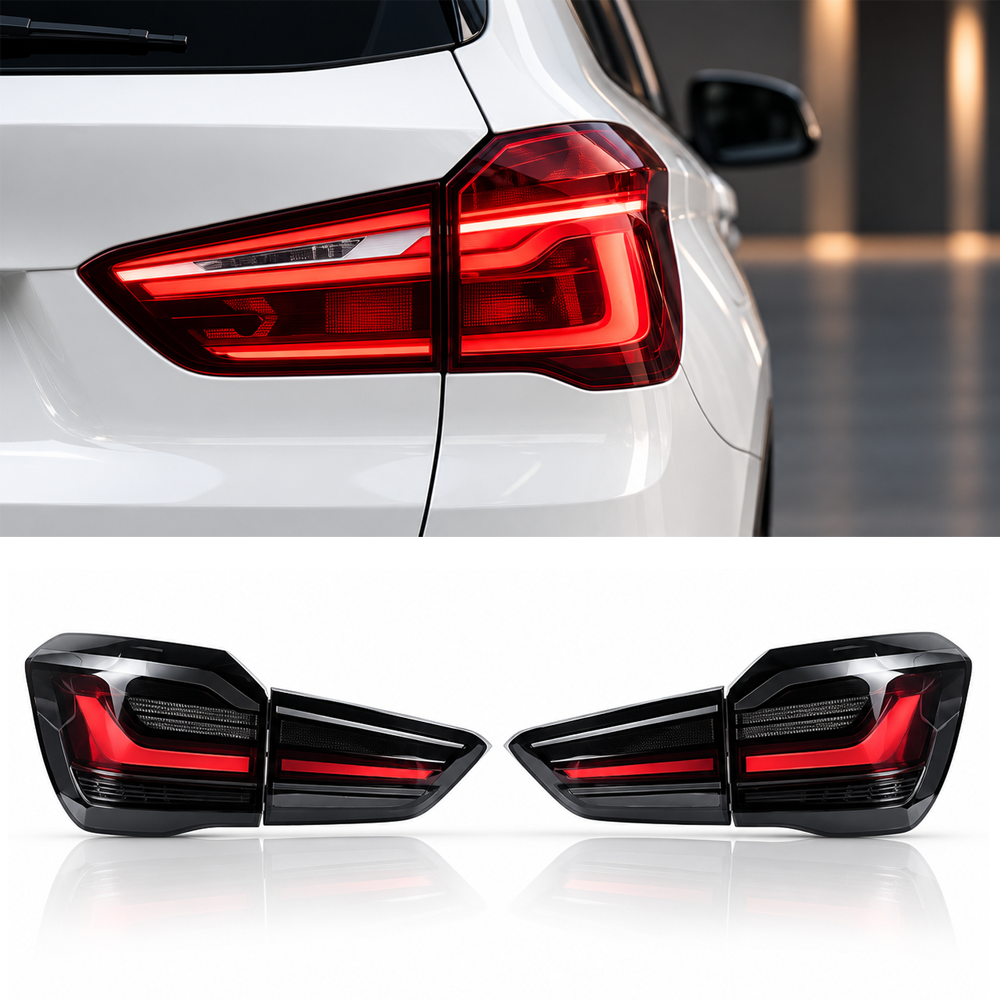 2016-2022 BMW X1 Taillight | F48 - Smoked - Taillights