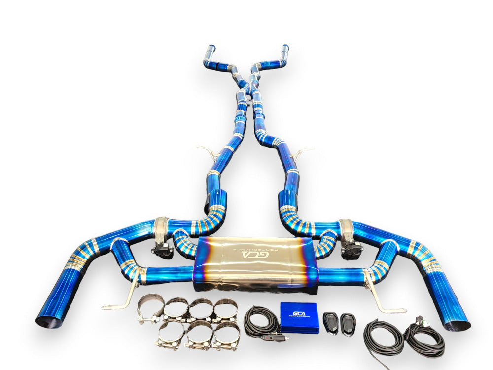 2016-2019 Mercedes Glc 63 Amg Valved Sport Exhaust System | W253 Titanium / Chrome Tips