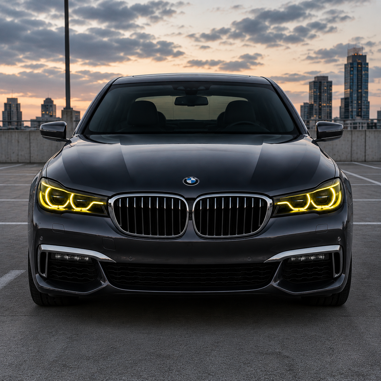 2016-2022 BMW 7-Series CSL Style Headlight Yellow DRL Module | G11/G12