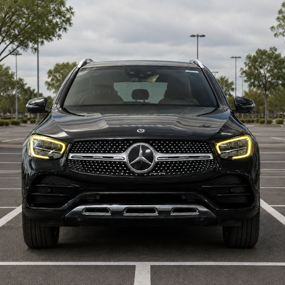2016-2022 Mercedes-Benz GLC-Class/GLC63 AMG CSL Style Headlights Yellow DRL Modules | X253/C253