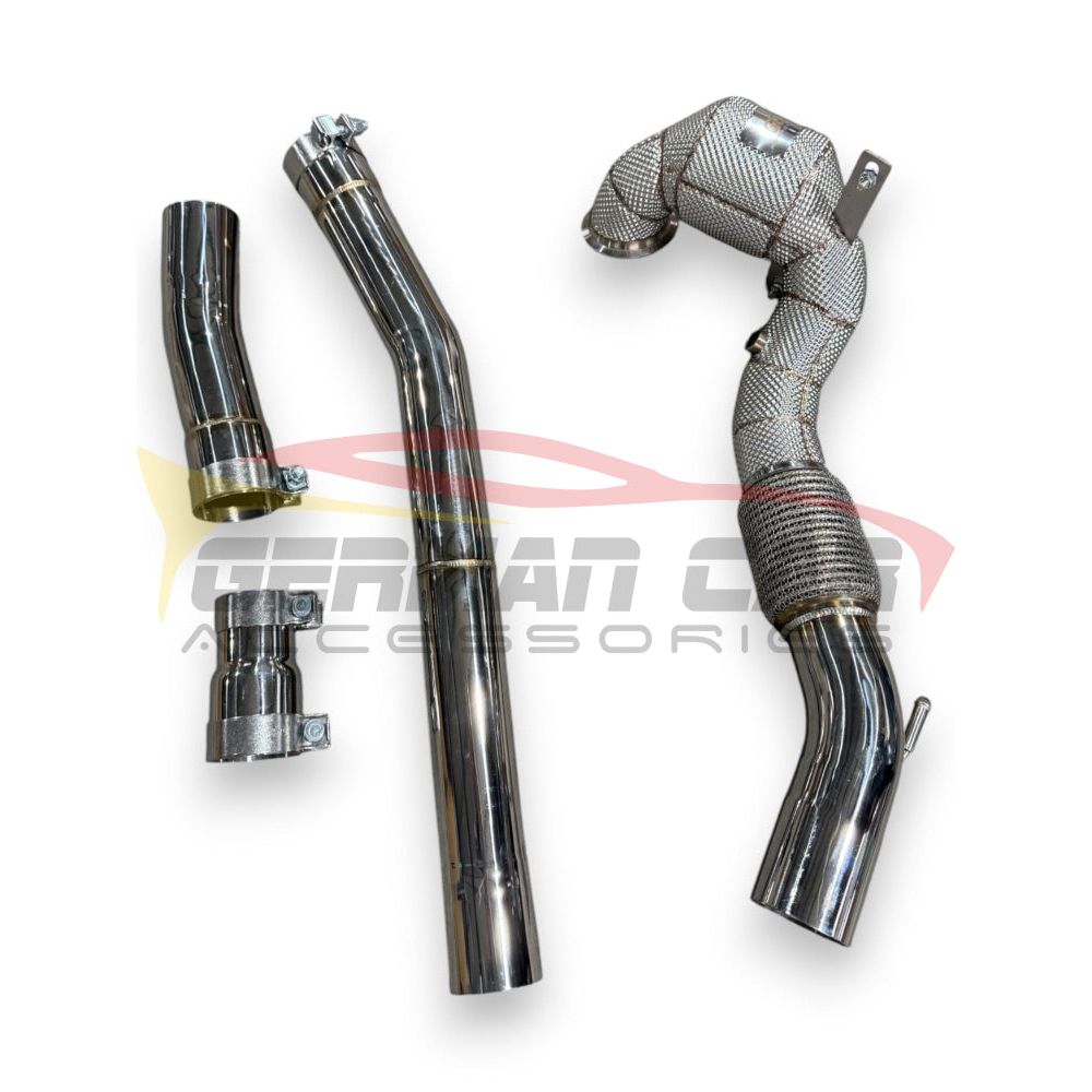 2016-2023 Audi TT/TTS Downpipe | MK3 TT/TTS Yes Heat Shield / 200 Cell Euro 6 Sport High Flow Cat Downpipes