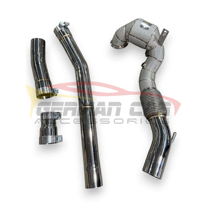 2016-2023 Audi TT/TTS Downpipe | MK3 TT/TTS Yes Heat Shield / 200 Cell Euro 6 Sport High Flow Cat Downpipes