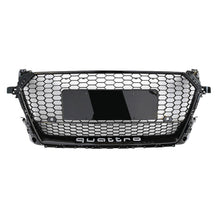 Load image into Gallery viewer, 2016+ Audi Ttrs Honeycomb Grille With Lower Mesh | Mk3 Fv/8S Tt/tts Black Frame Net / Yes Front
