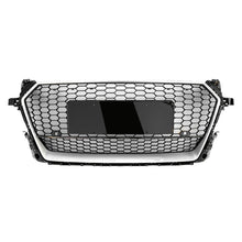 Load image into Gallery viewer, 2016-2023 Audi Ttrs Style Honeycomb Grille With Lower Mesh | Mk3 Fv/8S Tt/Tts Silver Frame Black
