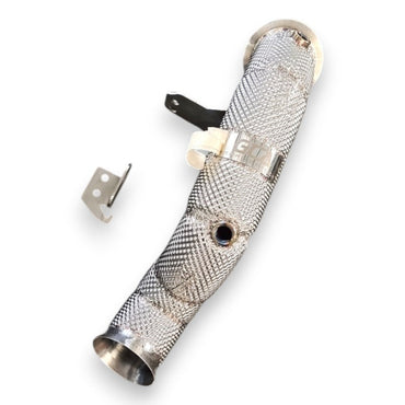 2016-2023 Mercedes E200/E250/E300 Downpipe | W213 Yes Heat Shield / Racing Downpipe (No Cat) Downpipes