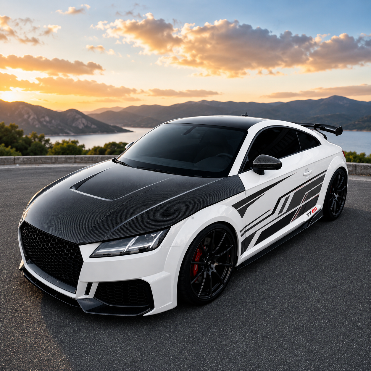 2016-2023 Audi TT/TTS/TTRS A Style Carbon Fiber Hood I MK3 8S