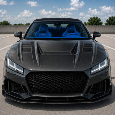 2016-2023 Audi TT/TTS/TTRS V Style Carbon Fiber Hood I MK3 8S
