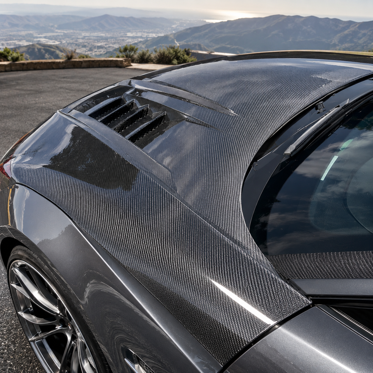 2016-2023 Audi TT/TTS/TTRS V Style Carbon Fiber Hood I MK3 8S
