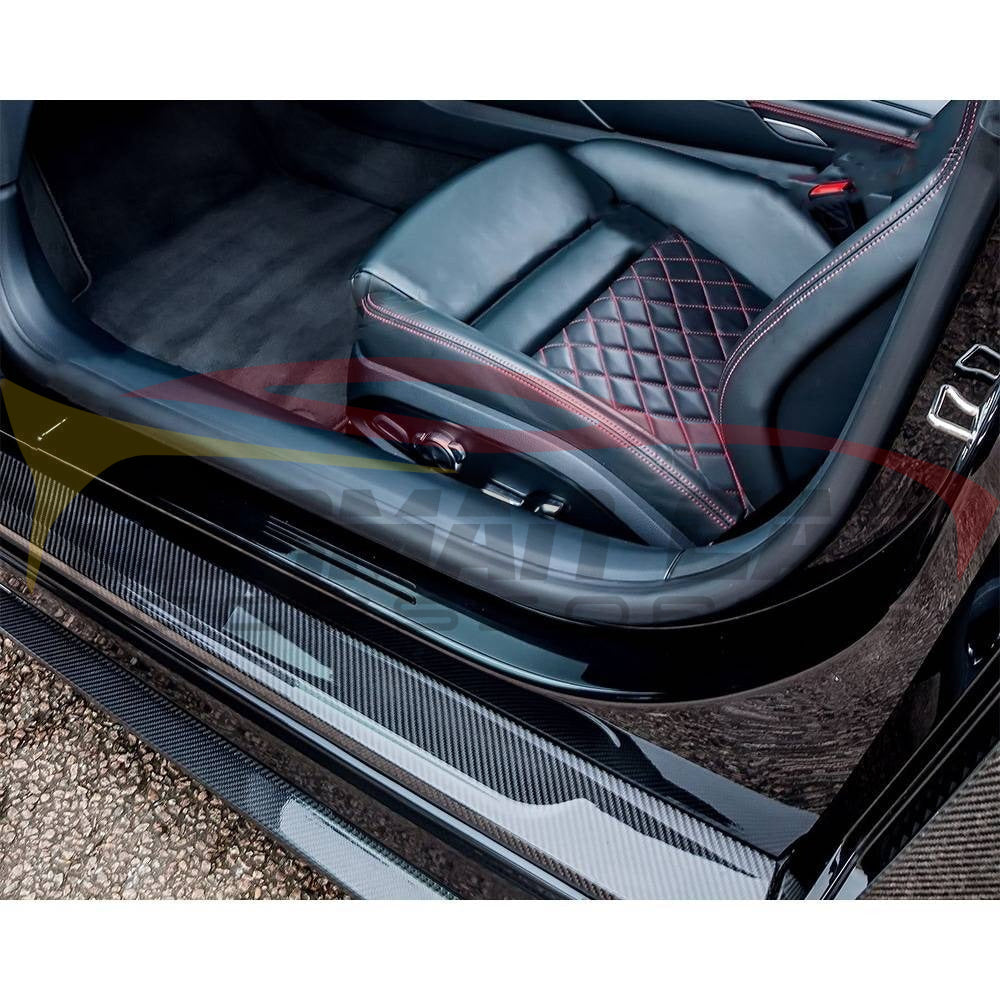 2017-2023 Audi R8 Dry Carbon Fiber Interior Door Sill Trim I MK2 - Additional Accessories