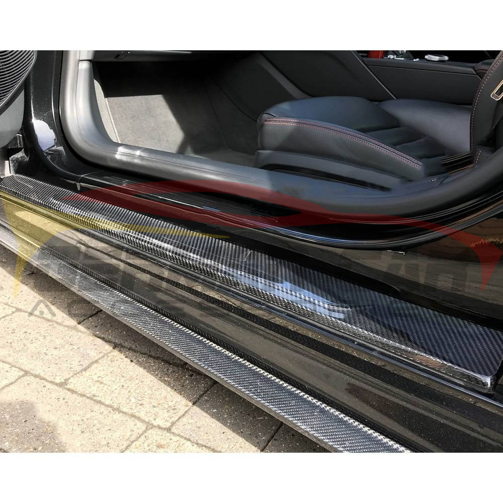2017-2023 Audi R8 Dry Carbon Fiber Interior Door Sill Trim I MK2 - Additional Accessories