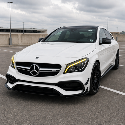 2017-2019 Mercedes-Benz CLA-Class/CLA45 AMG CSL Style Headlights Yellow DRL Modules | W117