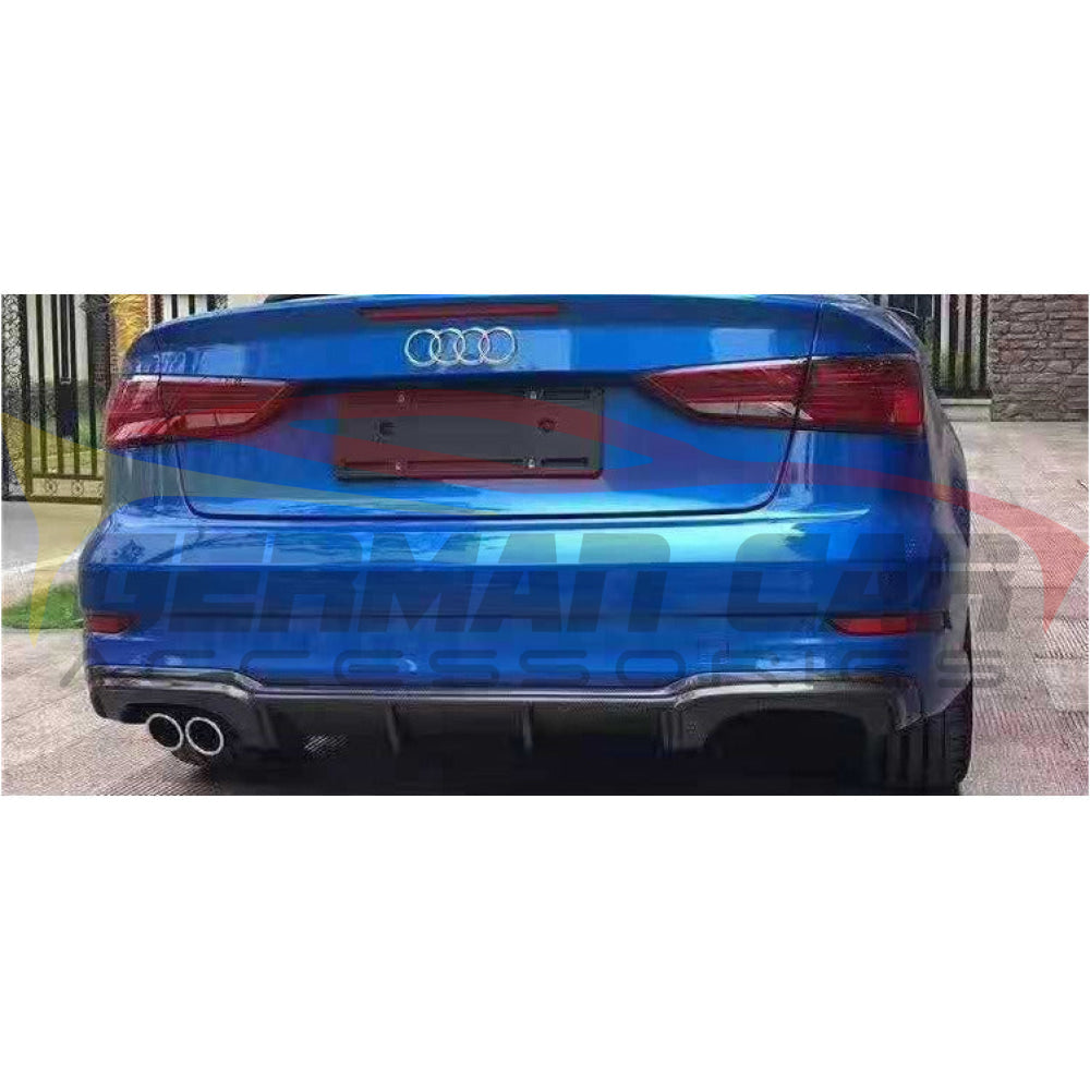 2017-2020 Audi A3 Carbon Fiber Diffuser | 8V.5