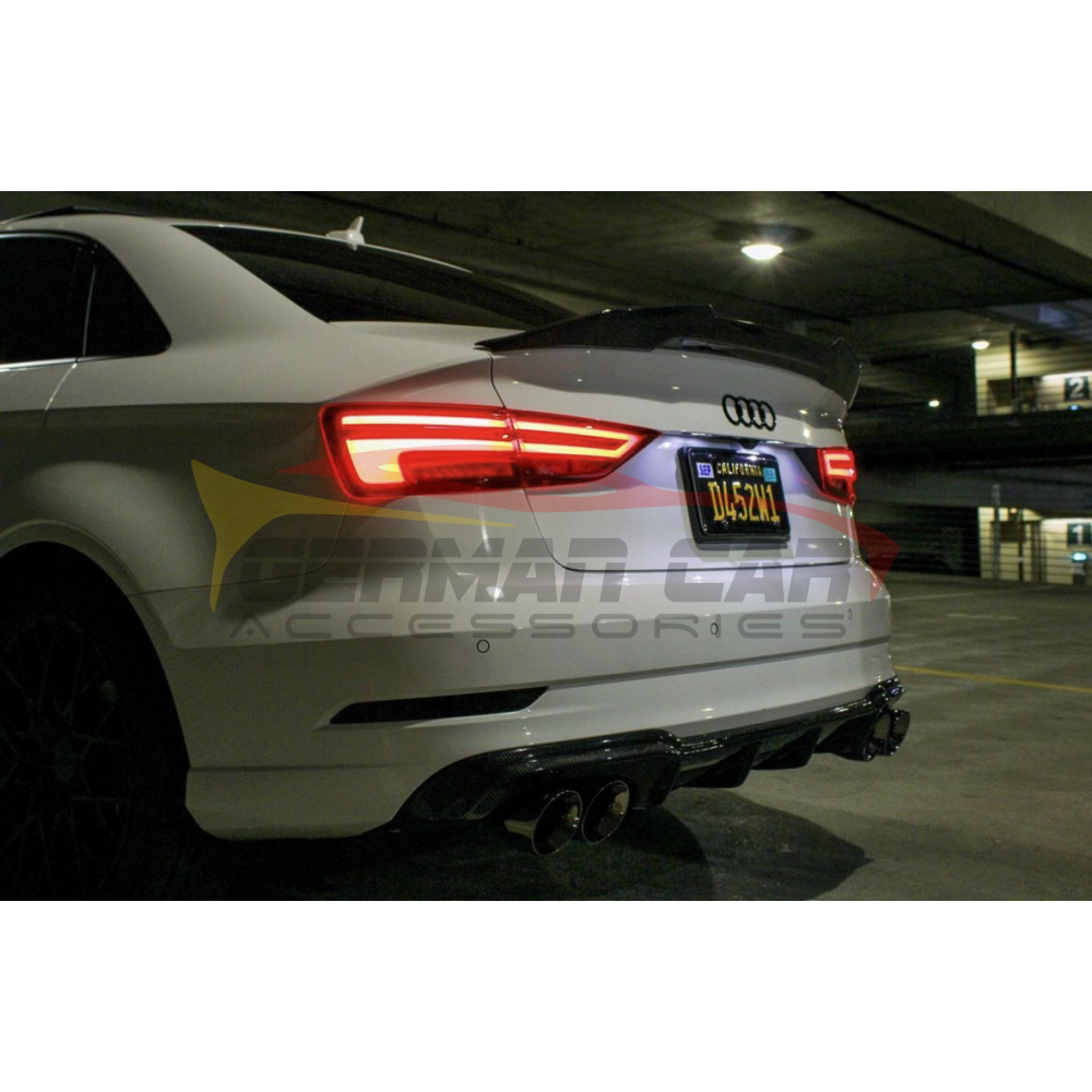 2017-2020 Audi A3/S3 Carbon Fiber Diffuser | 8V.5 Rear Diffusers