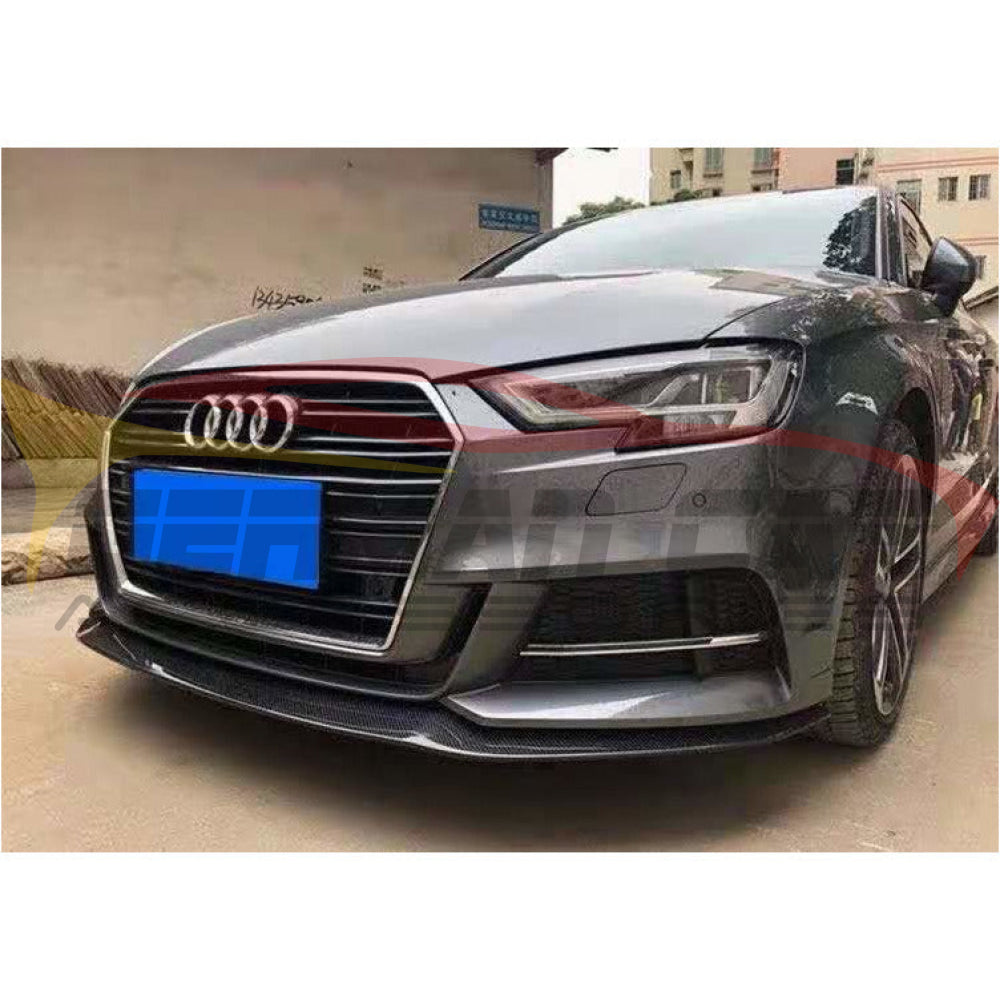 2017-2020 Audi A3/s3 Carbon Fiber J Style Front Lip | 8V.5