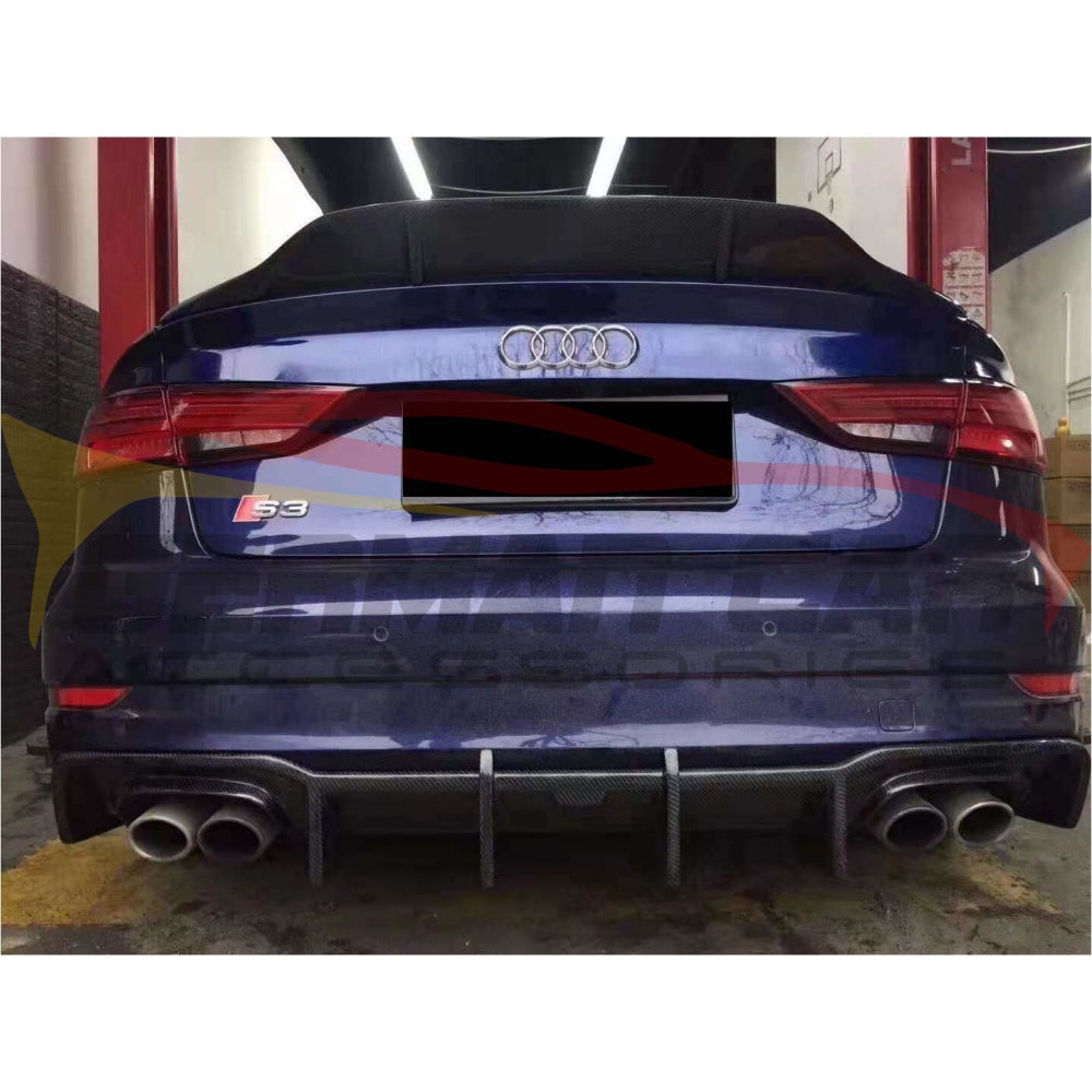 2017-2020 Audi A3/s3 Carbon Fiber Kb Style Diffuser | 8V.5