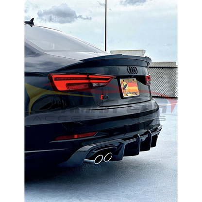 2017-2020 Audi A3/S3 Carbon Fiber Kb Style Diffuser | 8V.5 Rear Diffusers