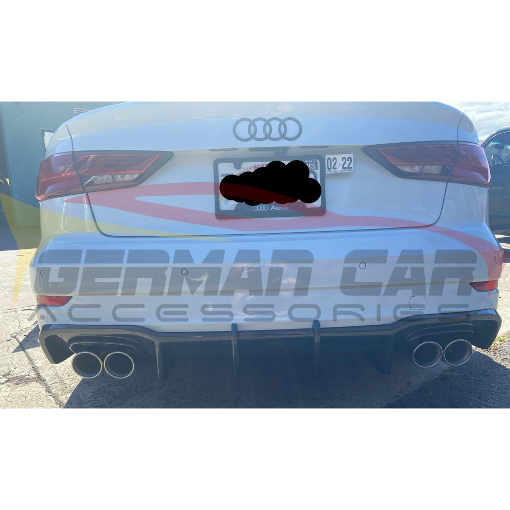 2017-2020 Audi A3/s3 Carbon Fiber Kb Style Diffuser | 8V.5