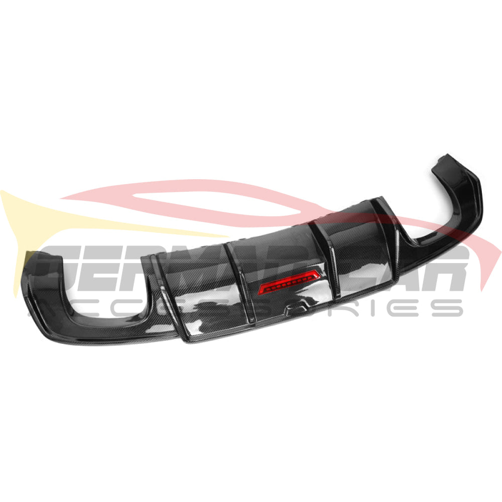 2017-2020 Audi A3/s3 Carbon Fiber Kb Style Diffuser With Led Brake Light | 8V.5