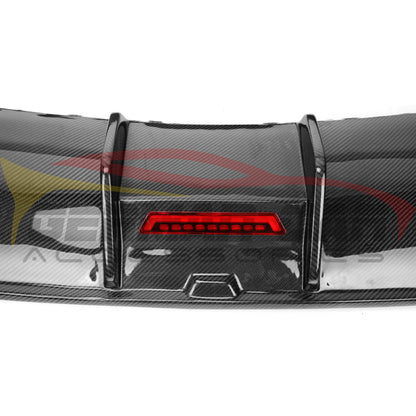 2017-2020 Audi A3/s3 Carbon Fiber Kb Style Diffuser With Led Brake Light | 8V.5