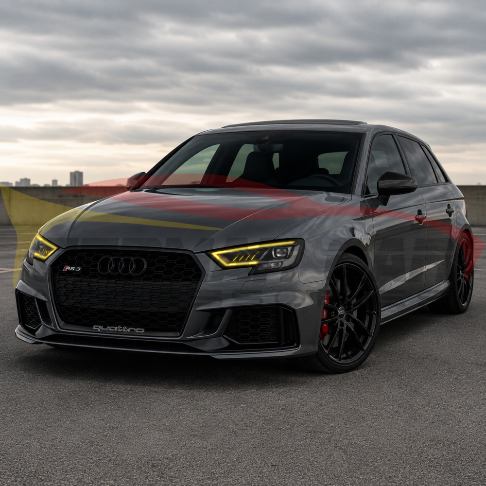 2017-2020 Audi A3/S3/RS3 Headlights Yellow DRL Modules | 8V.5 - DRL Modules