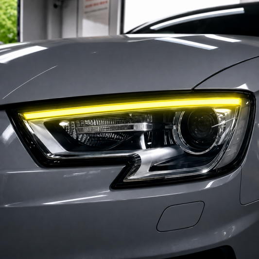 2017-2020 Audi A3/S3/RS3 Headlights Yellow DRL Modules | 8V.5 - Bi-Xenon - DRL Modules