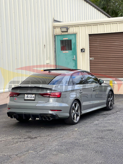 2017-2020 Audi A3/S3/Rs3 V Style Carbon Fiber Trunk Spoiler | 8V.5 Rear Spoilers