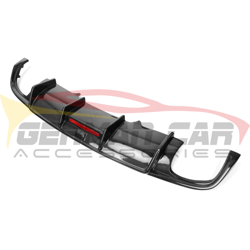 2017-2020 Audi A4/s4 Carbon Fiber Kb Style Diffuser With Led Brake Light | B9