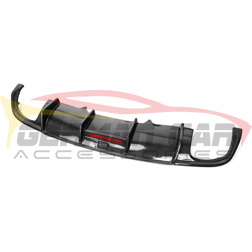 2017-2020 Audi A4/s4 Carbon Fiber Kb Style Diffuser With Led Brake Light | B9