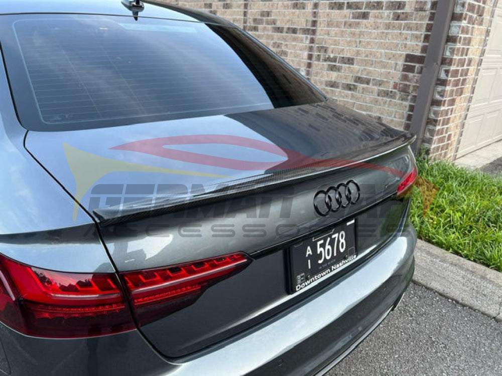 2017-2020 Audi A4/S4 Oem Style Carbon Fiber Trunk Spoiler | B9 Rear Spoilers