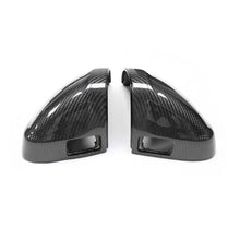 Load image into Gallery viewer, 2017-2020 Audi A4/s4/rs4 Carbon Fiber Mirror Caps | B9 With Blind Spot Assist
