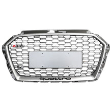 Load image into Gallery viewer, 2017-2020 Audi Rs3 Honeycomb Grille | 8V.5 A3/s3 Silver Frame Net All Mesh No Emblem /
