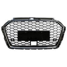 Load image into Gallery viewer, 2017-2020 Audi Rs3 Style Honeycomb Grille | 8V.5 A3/S3 Black Frame Mesh With Acc Front Grilles
