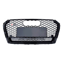 Load image into Gallery viewer, 2017-2020 Audi Rs4 Honeycomb Grille With Quattro In Lower Mesh | B9 A4/s4 Black Frame Net Emblem /
