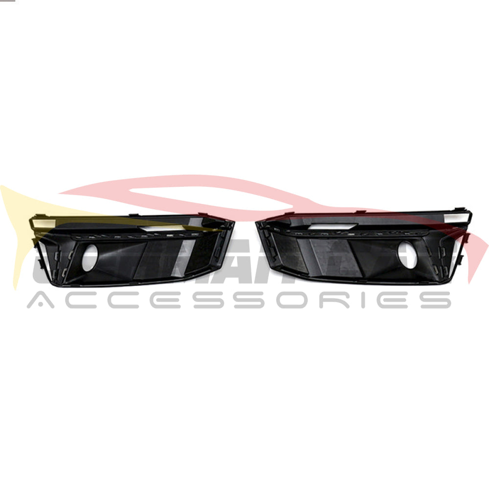 2017-2020 Audi Rs4 Style Fog Light Grilles | B9 A4/S4 Front