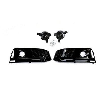 2017-2020 Audi Rs4 Style Fog Light Grilles | B9 A4/S4 Front