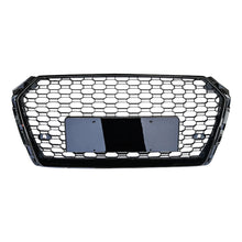 Load image into Gallery viewer, 2017-2020 Audi Rs4 Style Honeycomb Grille | B9 A4/S4 Black Frame Mesh / Yes Front Camera Grilles
