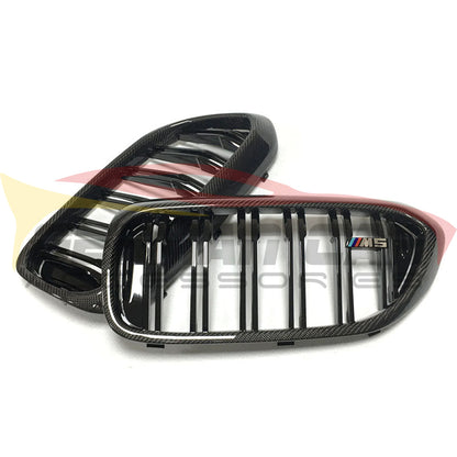 2017-2020 Bmw 5-Series Kidney Grilles | G30 Carbon Fiber