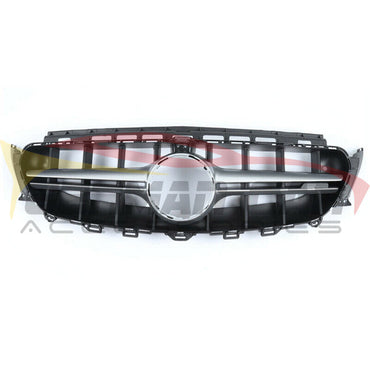 2017-2020 Mercedes-Benz E-Class Amg Style Front Grille | W213 Silver / Yes Camera