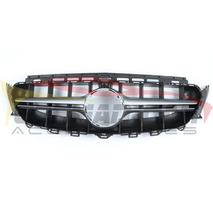 2017-2020 Mercedes-Benz E-Class Amg Style Front Grille | W213 Silver / Yes Camera