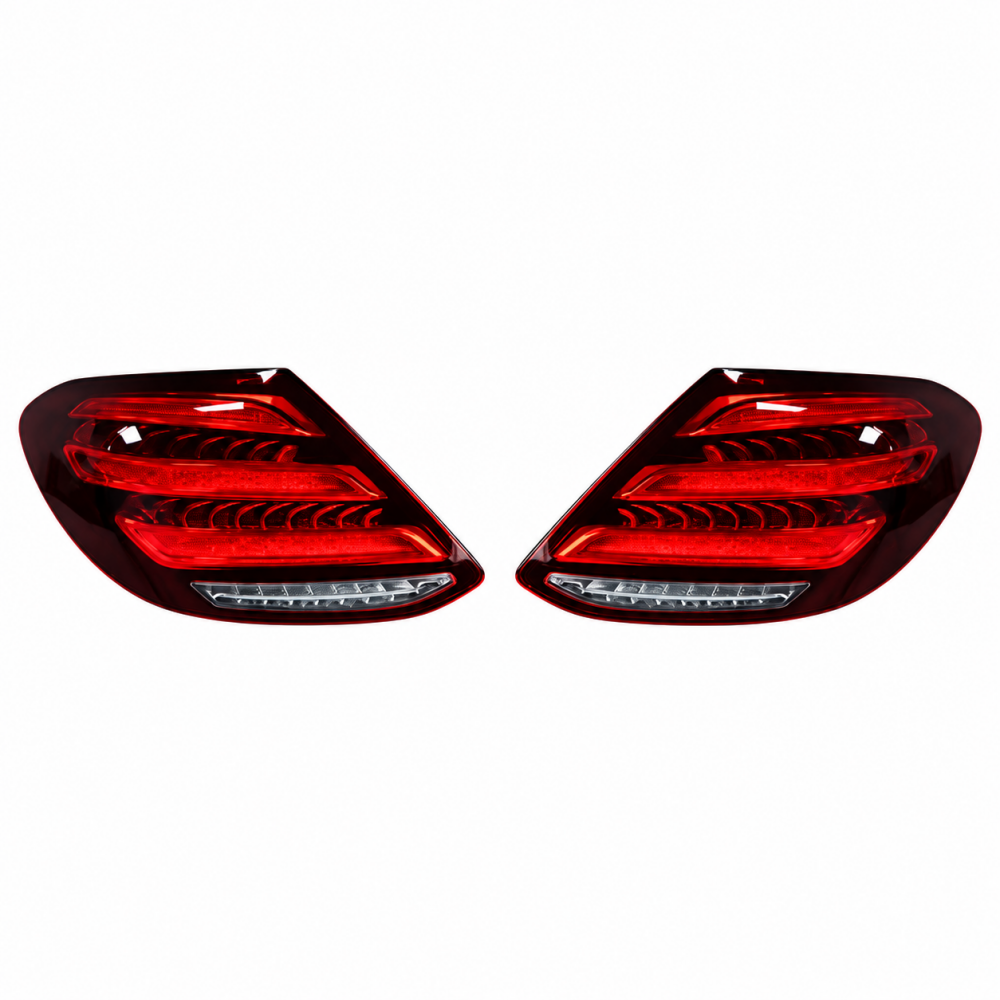2017-2020 Mercedes-Benz E-Class/E43/E53/E63 AMG LED Taillights | W213 Pre-Facelift - Red - Taillights