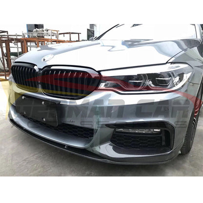 2017+ Bmw 5-Series Carbon Fiber M Performance Style Front Lip | G30