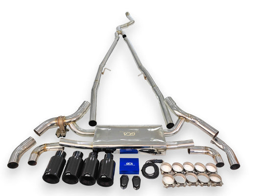 2017-2023 Bmw 5-Series Valved Sport Exhaust System | G30 Stainless Steel / Chrome Tips