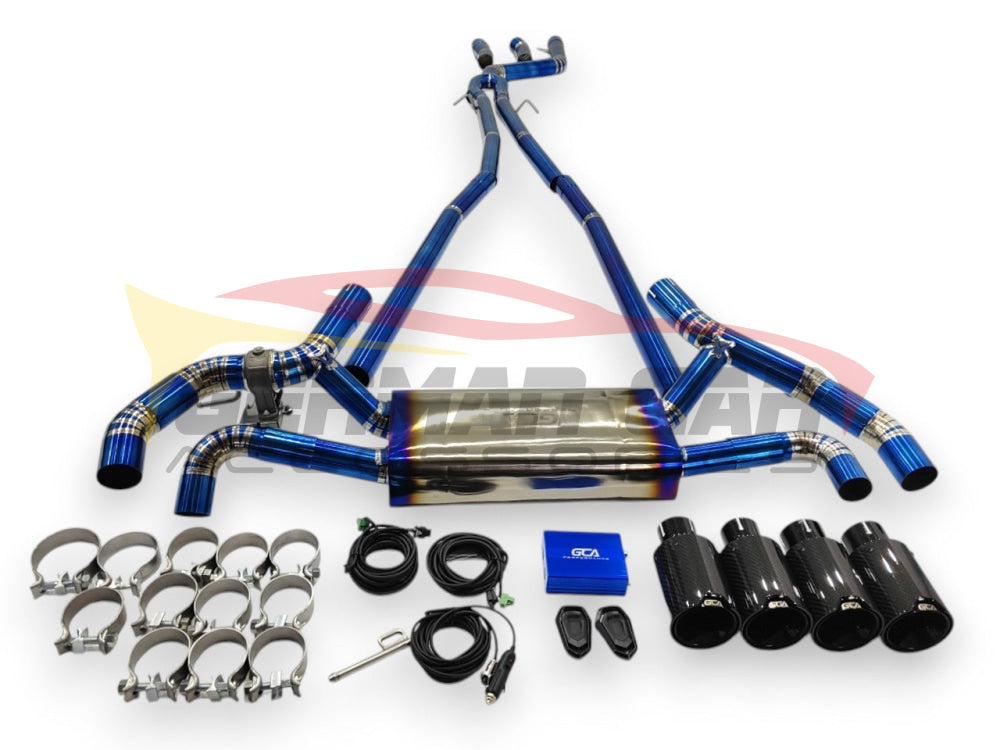 2017-2023 Bmw 5-Series Valved Sport Exhaust System | G30 Titanium / Chrome Tips Exhausts