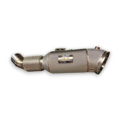 2017-2023 BMW 540i Downpipe | G30 Yes Heat Shield / 200 Cell Euro 6 Sport High Flow Cat Downpipes