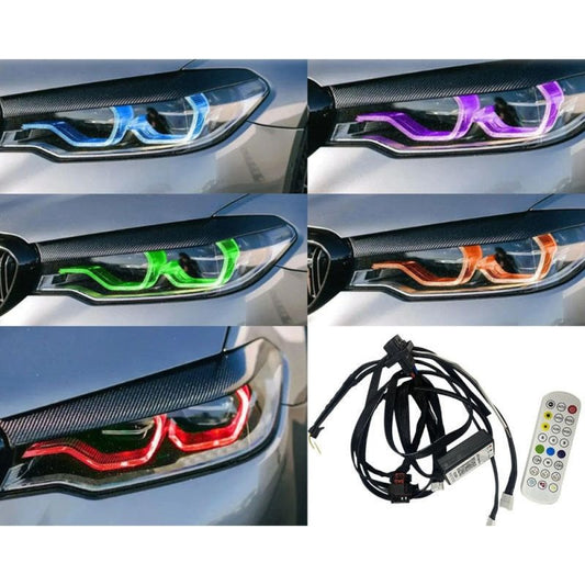 2017-2023 BMW M5/5-Series Headlight RGB DRL Modules | F90/G30 Pre-LCI LED Headlights DRL Modules