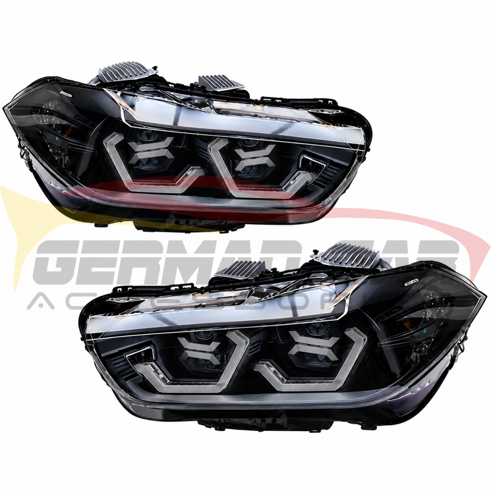 2017-2023 BMW X1 RGB DRL OSS Style LED Headlights | F48 - Headlights