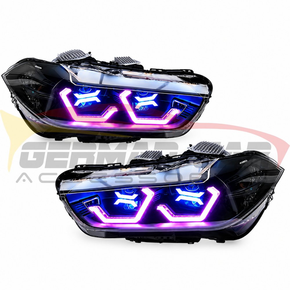 2017-2023 BMW X1 RGB DRL OSS Style LED Headlights | F48 - Headlights