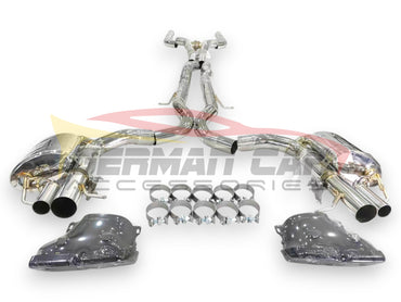 2017-2023 Mercedes E63 AMG Valved Sport Exhaust System | W213 Stainless Steel Exhaust / Chrome Tips Exhausts